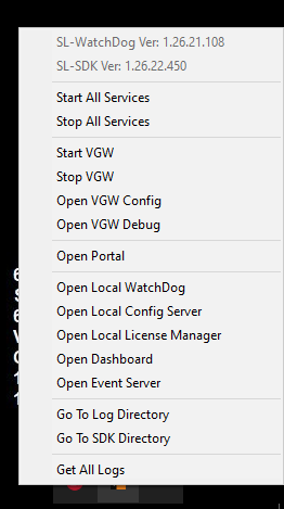 SDK services menu.png