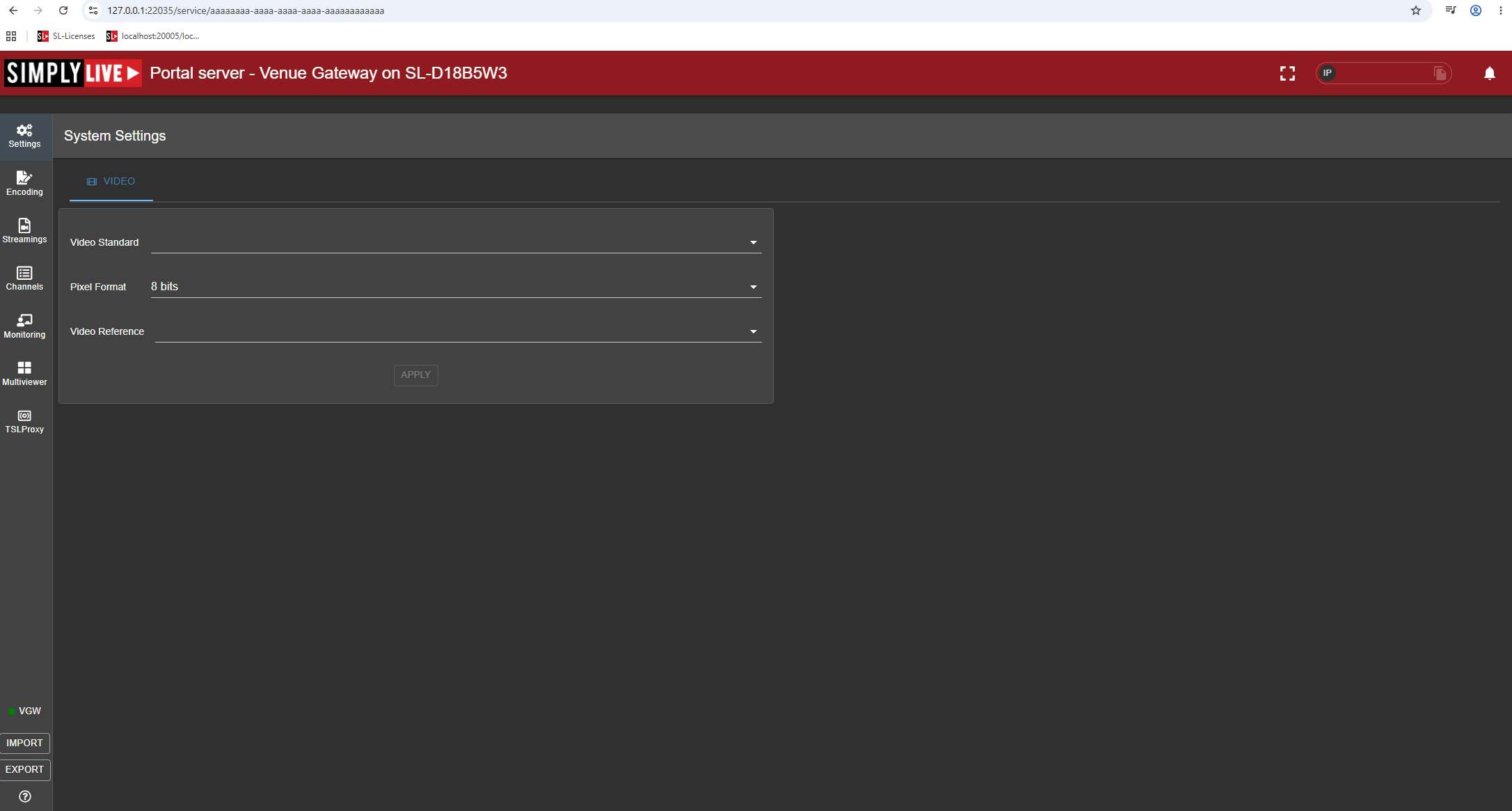 VGW Config running.png