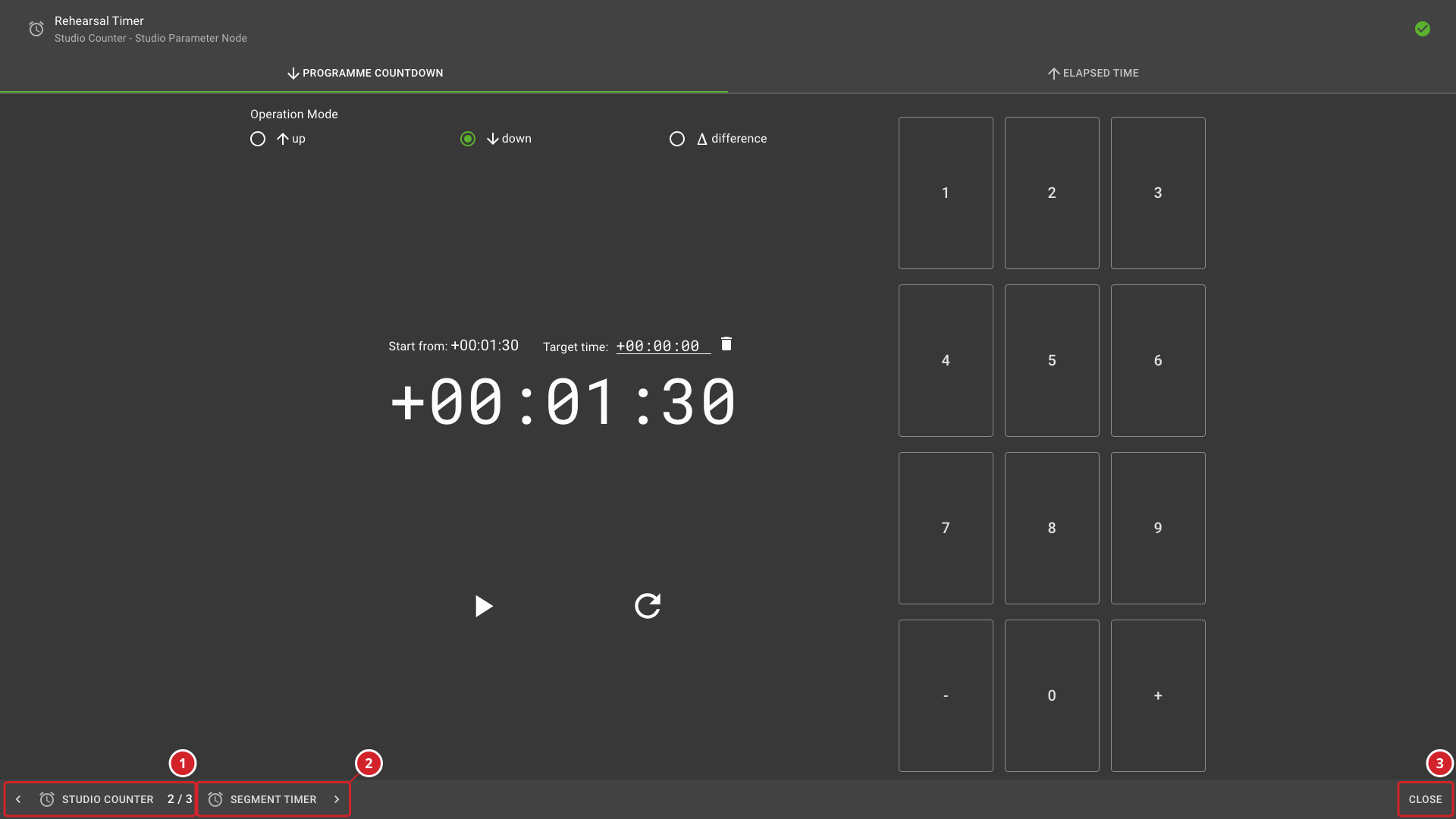 Simplified Power Widget Page With Widget Stepper Buttons